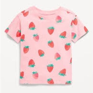 Old Navy Pink Strawberry Kids T-Shirt size 3T